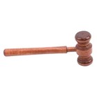 1pc Crafted Court Hammer Gavel Handmade Wooden Auction Judge Hammer   hot T1p4
