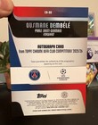 Topps Ousmane Demb  l   Certified Autograph 037 199 2025 26 Chrome Uefa Auto Psg