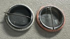 2 Rare Vintage 1960 s-1970 s Indianapolis 500 Corvette Buttons Pink  White