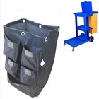 Replacement Janitorial Cart Bag  Waterproof High Capacity Thickened Housekeep   