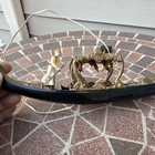 Vintage 60 s Italian Venice Souvenir Lighted Gondola Car  Dancer  Missing Parts