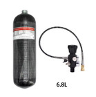 6 8l Carbon Fiber Cylinder Air Tank Hpa Fill Station Scuba Diving 4500psi 300bar