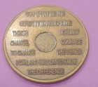 54 Year Alcoholics Anonymous Aa Bronze Medallion Coin Sobriety Chip Fifty Four 