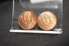 2 Coin Set - 1980 Barbados 1 Cent Coin    Au bu Condition   look 