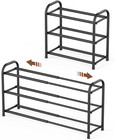 Expandable 3-tier Shoe Rack - Adjustable Storage Organizer For Any Space