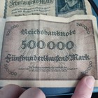 Weimar Reichsbanknote 500 000 100 000 Mark 1922 1923 Currency Money Germany