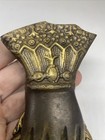 Vintage Antique Hand Form W  Ring Decorated Brass Tin Desk   Wall Paper Clip