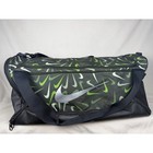 Nike Brasilia 9 5 Printed Training Duffel Bag Green Black Camo Swoosh 23  Large