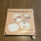Vintage Checkerboard Cake Pan Set Checkerboard Cakes Made Easy