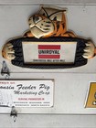 Rare Vintage Uniroyal Tiger Paw Tires Sign
