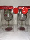 New Handpainted 28 Fl Oz Holiday Wine Glass Set New