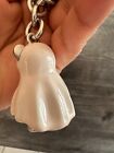 Nwt Coach Halloween Bear Ghost Bag Charm key Ring Cw483