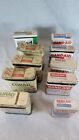 Vintage Curad   Band-aid Bandages Old Tins Lot Advertising Various Ages 10 Tins