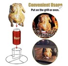 Rtt Stainless Steel Beer Can Chicken Holder Set Of 2 Vertical Roaster Rack Bbq