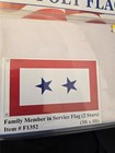    Super Poly Flag Family Member In Service 2 Stars 3ft X 5ft Model F1352 New