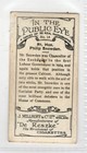 Cigarette Card  14 Rt  Hon  Philip Snowden Politics