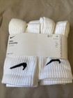 White Nike Unisex Medium Crew Socks