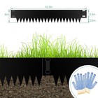 6 h X 40 l X 6 Packs Steel Landscape Edging Metal Garden Edging Lawn Border 20ft