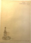 2 Vintage Schlitz Beer Menus With Bottle And Glass Unused New Old Stock