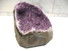 Large Amethyst Crystal Cluster Geode  Made In Brazil W polished Edge