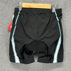 Tyr Carbon Shorts Womens Xs Black Blue  6  Tri Triathlon Padded Grippers
