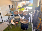 One Owner 1972 Ludwig Double Bass Drum Set W supraphonic Snare Zildjian Cymbals
