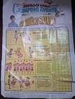 Rare Double Sided 1984  history Of The Bedrock Games  Orginal Promo Poster