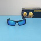Oakley Gascan Oo9014 Black Frame Prizm Sapphire Sunglasses New W  Box