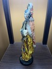 Chinese Girl Doll Traditional Clothing With String Instrument Vintage