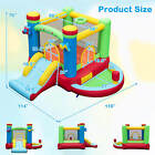 Inflatable Bounce House Kids Music-themed Castle W jumping Area Blower Excluded