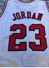Michael Jordan Chicago Bulls Nba  23 Signed Jersey With Coa White