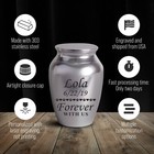 Personalized Cremation Keepsake Pet Ashes Mini Urn Waterproof With Airtight