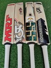 4x Customized English Willow  Grade 1 Cricket   Short Handle   Free Knocked