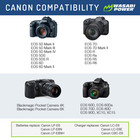 Wasabi Power Battery  2-pack  For Canon Lp-e6  Lp-e6n