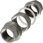 1  Npt Female Thread Malleable Straight Union Coupling Pipe Fitting Ss 304
