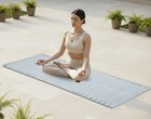Yoga Mat Thick Non Slip Cotton Exercise Workout Mat Pilates Rug 2x6 Ft