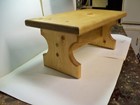 6  Handcrafted Wooden Step Stool  6  High  Pine Golden Oak Stain