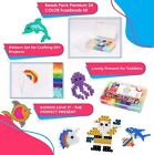 4200pcs 5mm Fuse Beads Kit For Kids Crafts Activity Beginners 24 Assorted Colors