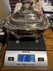 Vtg 1830s Old Sheffield Plate Soup Tureen  lid W  Family Crest 75   Silver 1 Kg 
