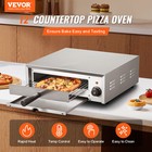 Vevor Electric Pizza Oven 12-inch 1500w 122-662    Temp Range Removable Crumb Tray