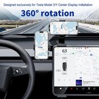 Teefeet Adjustable Tesla Phone Mount Car Phone Holder For Model 3 And Model Y