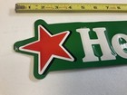 Vintage Heineken Beer Sign Metal Tin Embossed 2000 Brewery