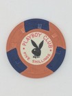 Playboy Club London 5 Shillings Casino Chip  Hat   Cane  Rare  Near Mint
