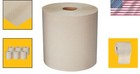 Kraft Paper Towels Bulk 7 9ft Recycled Hard Roll Commercial Dispenser