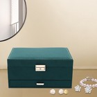 Large Jewelry Box Organizer Storage Case For Necklaces Rings Earrings Women Gift