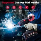 Portable Mig Welder Machine 110v  120a Handheld Electric Welding Gun With Igbt I