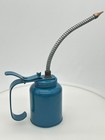Vintage Eagle Oil Can Hydraulic Pump Oiler Blue Blue 12  Flexible Spout