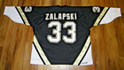 Game Worn Used Zarley Zalapski Pittsburgh Penguins Alumni Charity Hockey Jersey