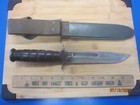 Vtg Camillus Ny Usn Mark 2 Wwii Fixed 7 - Blade Knife W nord Bm Co 47 Scabbard 