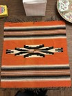 Vintage Chimayo Wool Rug 20  X 19 75 